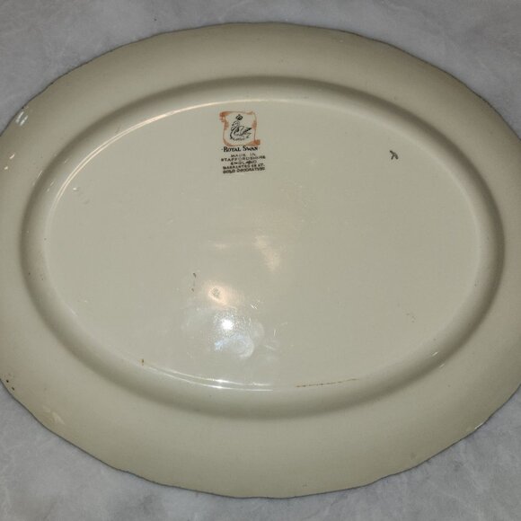 Royal Swan RSN1 oval serving platter made in England - Picture 6 of 6
